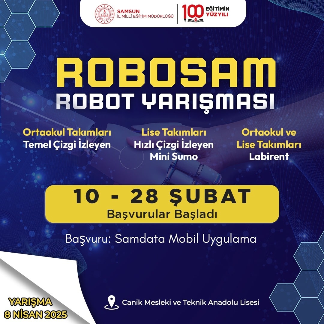 ROBOSAM Robot Yarışması yarışması galeri görseli