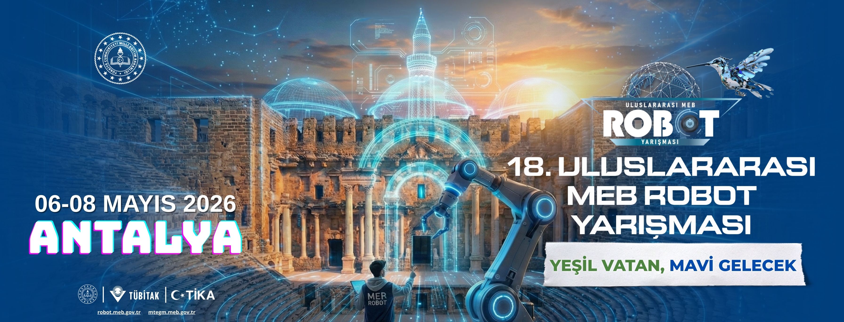 18. Uluslararası MEB Robot Yarışması Başlıyor